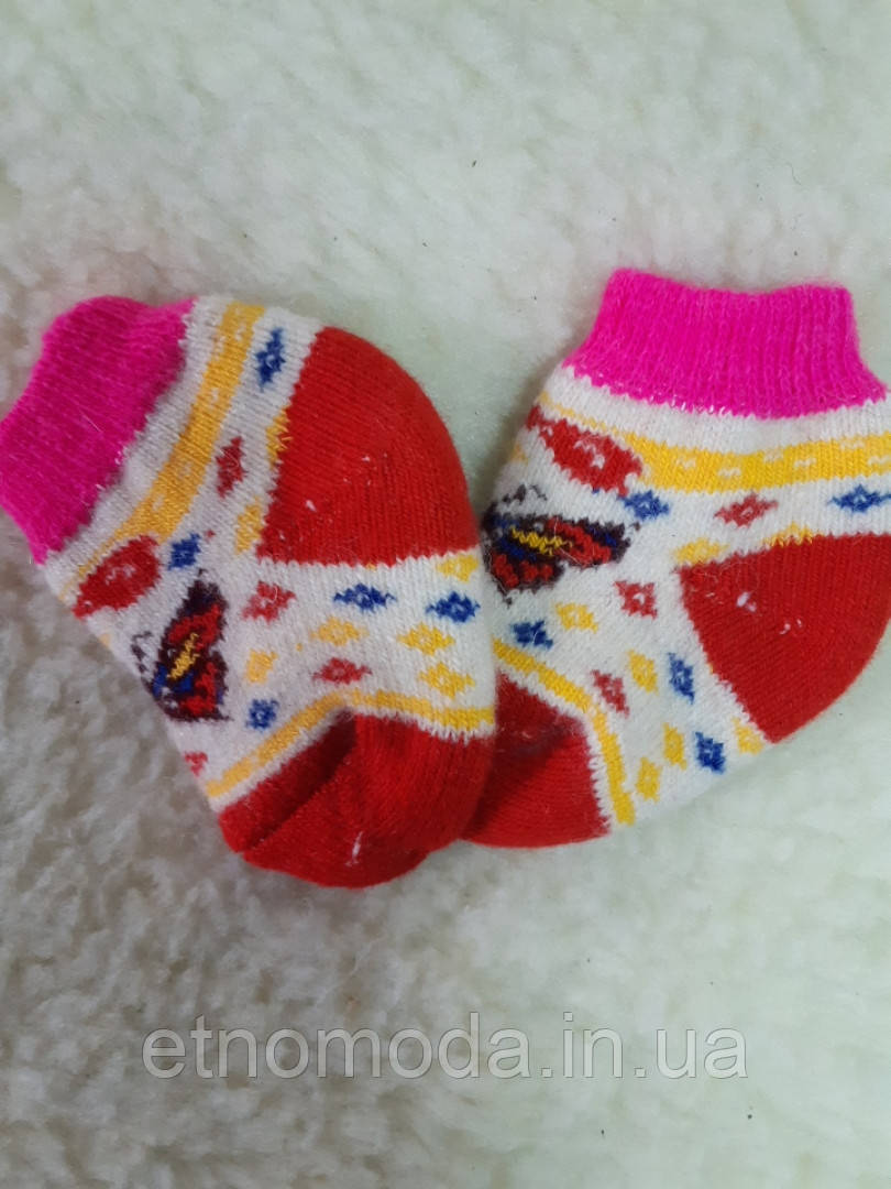 Шкарпетки дитячі з ангорської вовни №1, фото 1