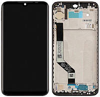 Дисплей для Xiaomi Redmi Note 7, Redmi Note 7 Pro (M1901F7G, M1901F7H, M1901F7I) с рамкой, оригинал Черный