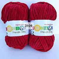 Плюшевая пряжа Nako Bonbon Panda Baby 3109 (Нако Бонбон Панда Беби)