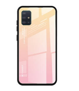 Чохол Gradient для Samsung Galaxy A71 2020 / A715F gold-pink