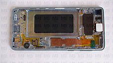 Дисплей з сенсором Samsung G973 Galaxy S10 Blue, GH82-18850C, оригінал!, фото 4