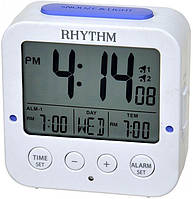 Часы настольные электронные Rhythm LCT082NR03 с автоподсветкой и термометром