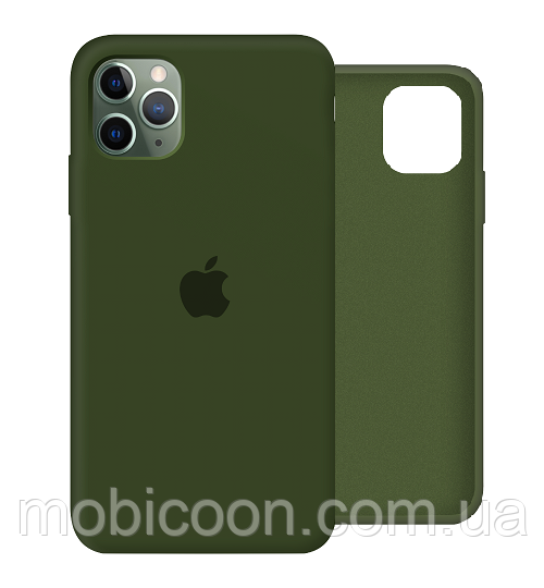 Чехол Silicone Case Full для iPhone 12 mini virid