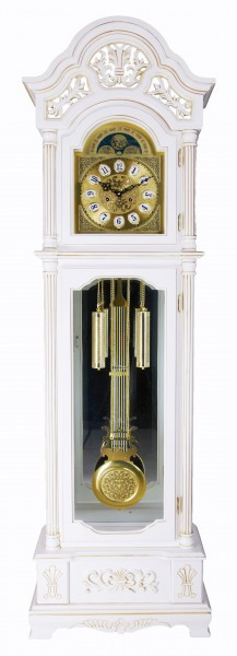 Часы напольные Grand белые с золотым патинированием.: продажа, цена в ...