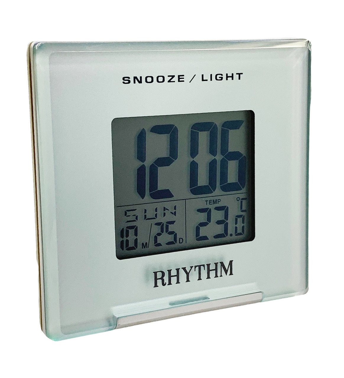 Годинник настільний електронний Rhythm LCT036-R19 з термометром, фото 1