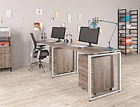 Письменный стол LD Q-135-2 270х70х75 см Дуб Палена. Компьютерный стол для дома и офиса