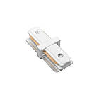 Конектор прямий для шинопровіда 1-фазного DELUX 2IC білий