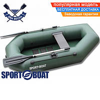 Надувная лодка Sport Boat C 210 LS CAYMAN одноместная гребная лодка ПВХ Спорт Бот Кайман слань-коврик