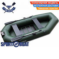 Надувная лодка Sport Boat C 270 LSТ CAYMAN двухместная гребная лодка ПВХ Спорт Бот Кайман транец слань-коврик