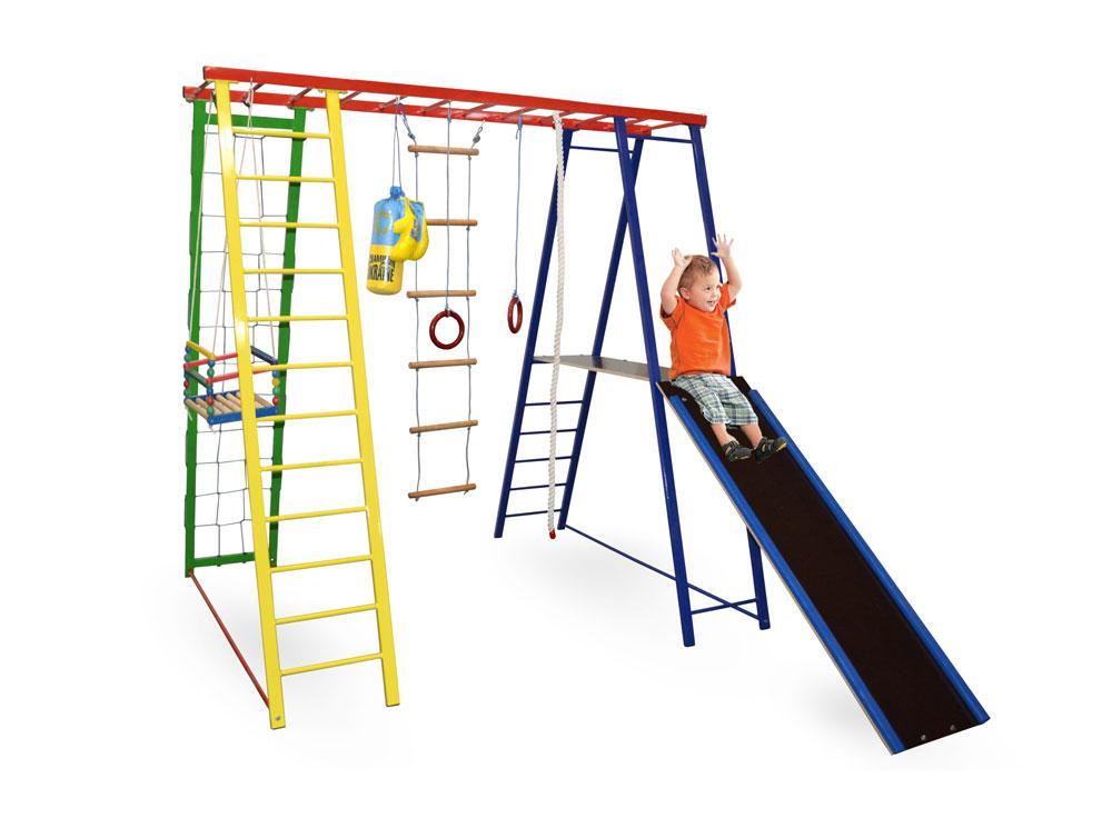 Sport Baby з Гіркою 170/140/170 | Дитячі спортивні ігрові комплекси для будинку і приміщень