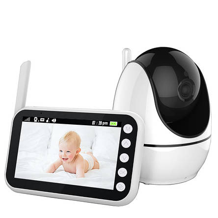 Відеоняня Baby Boom HD720P, з екраном 4,3 дюйма та слотом для SD-карти., фото 1