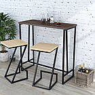 Барний стіл BS-110 LD 112х447х110 см. Горіх Модена. Барна стійка для дому.