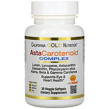 Комплекс каротиноїдів California GOLD Nutrition "AstaCartenoid Complex" (30 капсул)
