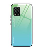 Чехол Gradient для Xiaomi Mi 10 Lite Green-blue