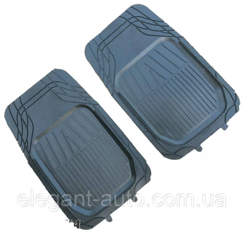 Килимки гумові (2шт ) чорні "Метелиця-2" (корито) "РТІ"