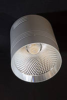 Светодиодный светильник накладной точечный Feron AL542 10W 4000К белый+серебро