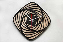 Дизайнерський настінний дерев'яний годинник Trend