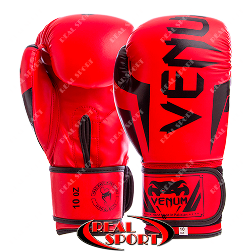 Перчатки боксерських червоних Venum Elite BO-5338