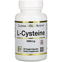 L-Цистеин California GOLD Nutrition "L-Cysteine" 500 мг (60 капсул)