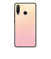 Чехол Gradient для Huawei P40 LIte E Gold-pink