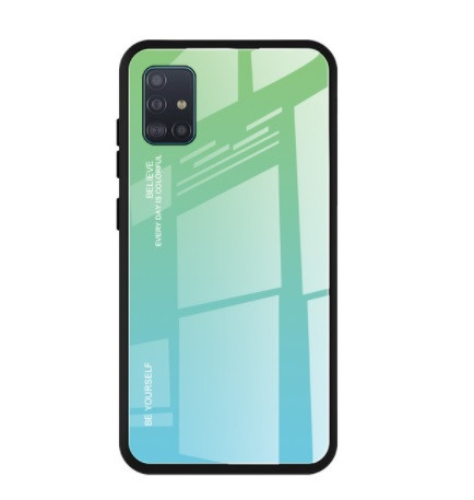 Чохол Gradient для Samsung Galaxy A31 2020 / A315F Green-blue