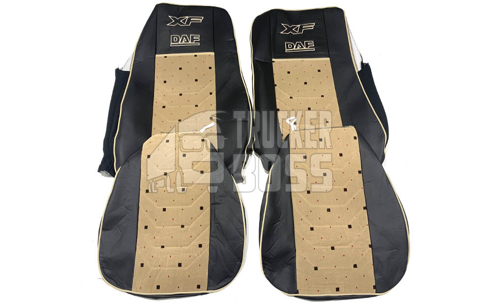 Чохли на сидіння KADİFE DAF XF105-106 Бежеві, фото 1
