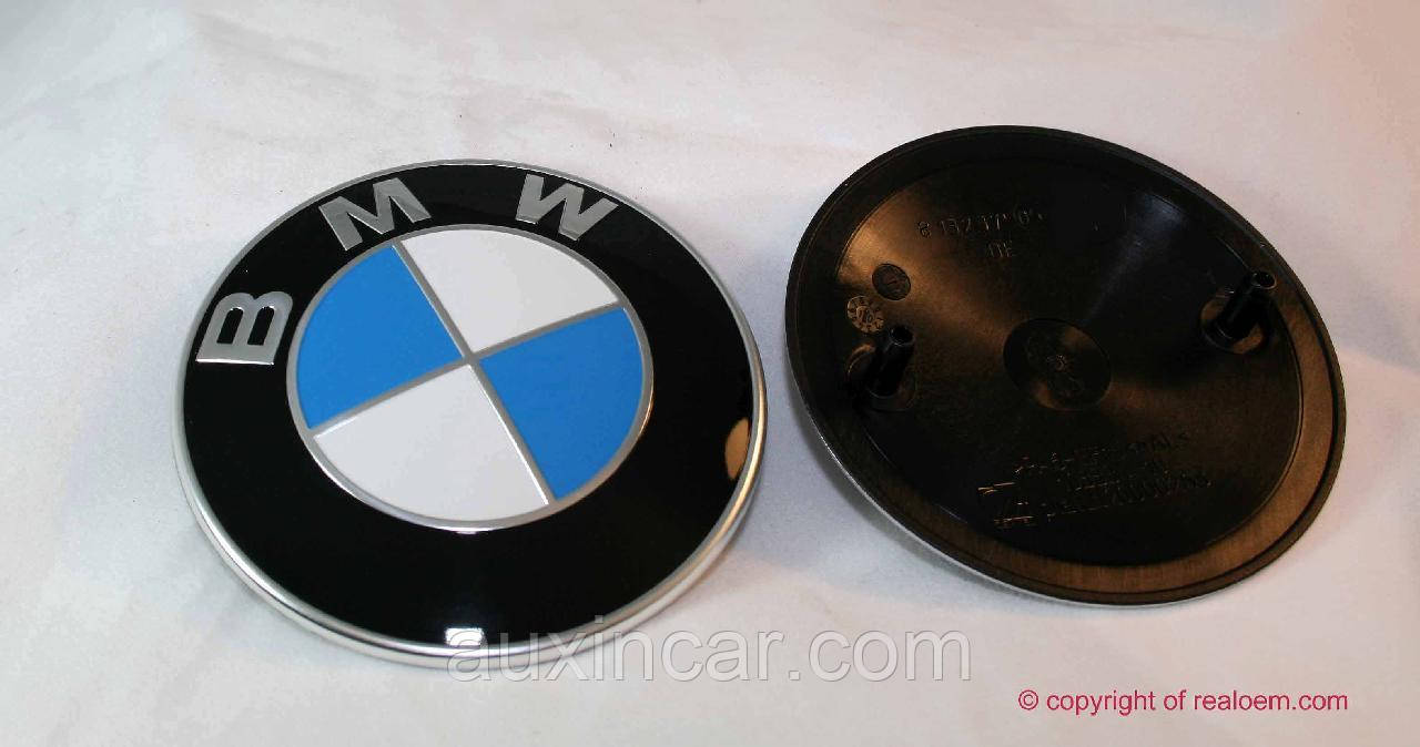 Емблема капот BMW, емблема кришка багажника BMW  82mm