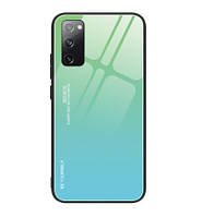 Чехол Gradient для Samsung Galaxy A41 2020 / A415F Green-blue
