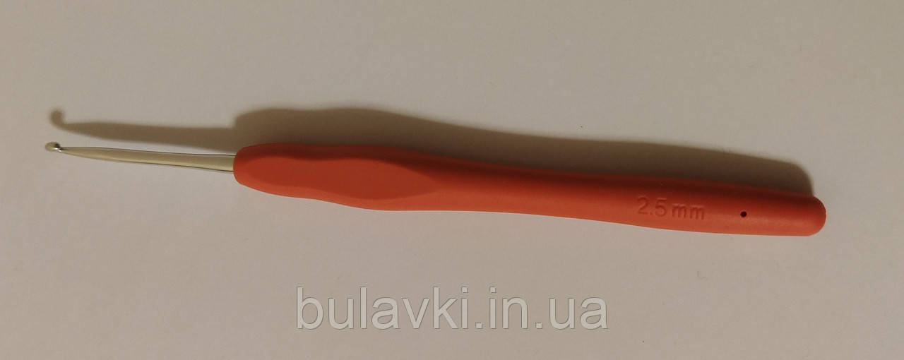Гачок для в'язання з силіконовою ручкою 2.5 мм