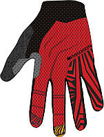Велоперчатки демисезонные мужские Madison Flux MTB красно-черные XL