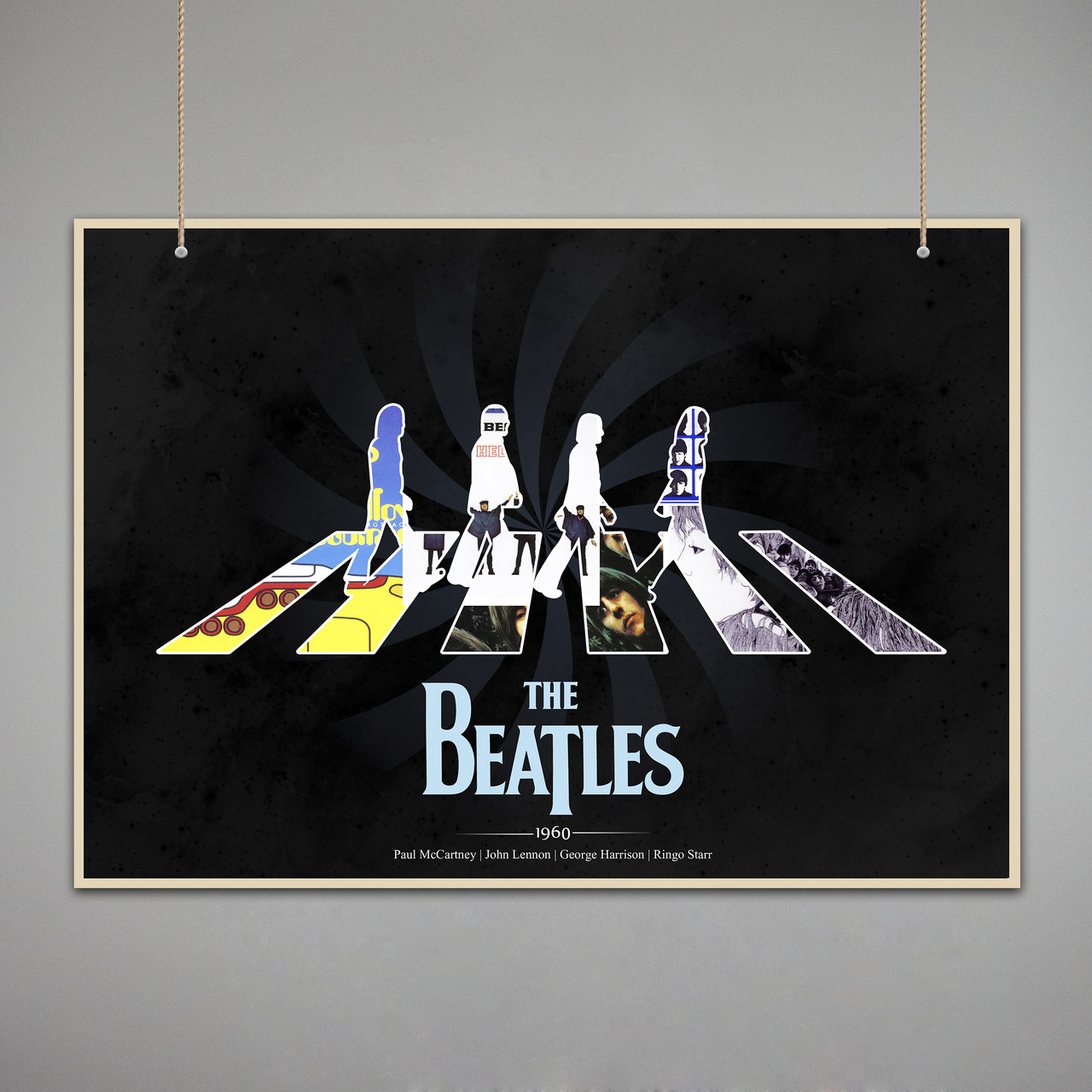 Постер: Beatles (Макет No2)