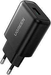 Зарядний пристрій Ugreen Qualcomm Quick charge 3.0 18W Black (CD122)