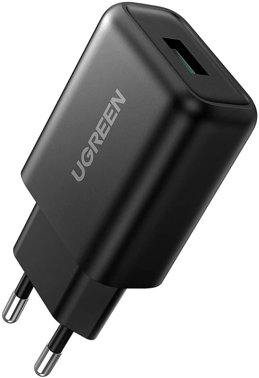 Зарядний пристрій Ugreen Qualcomm Quick charge 3.0 18W Black (CD122)