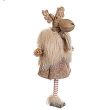 Фігура - декор для новорічного оформлення 29х12 см "Дівчинка олень"