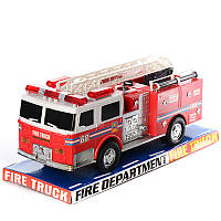 Пожарная машина 6688-03 инер-я, 32см, звук, свет, подвижные детали, на бат-ке, в слюде,37-16,5-14,5см