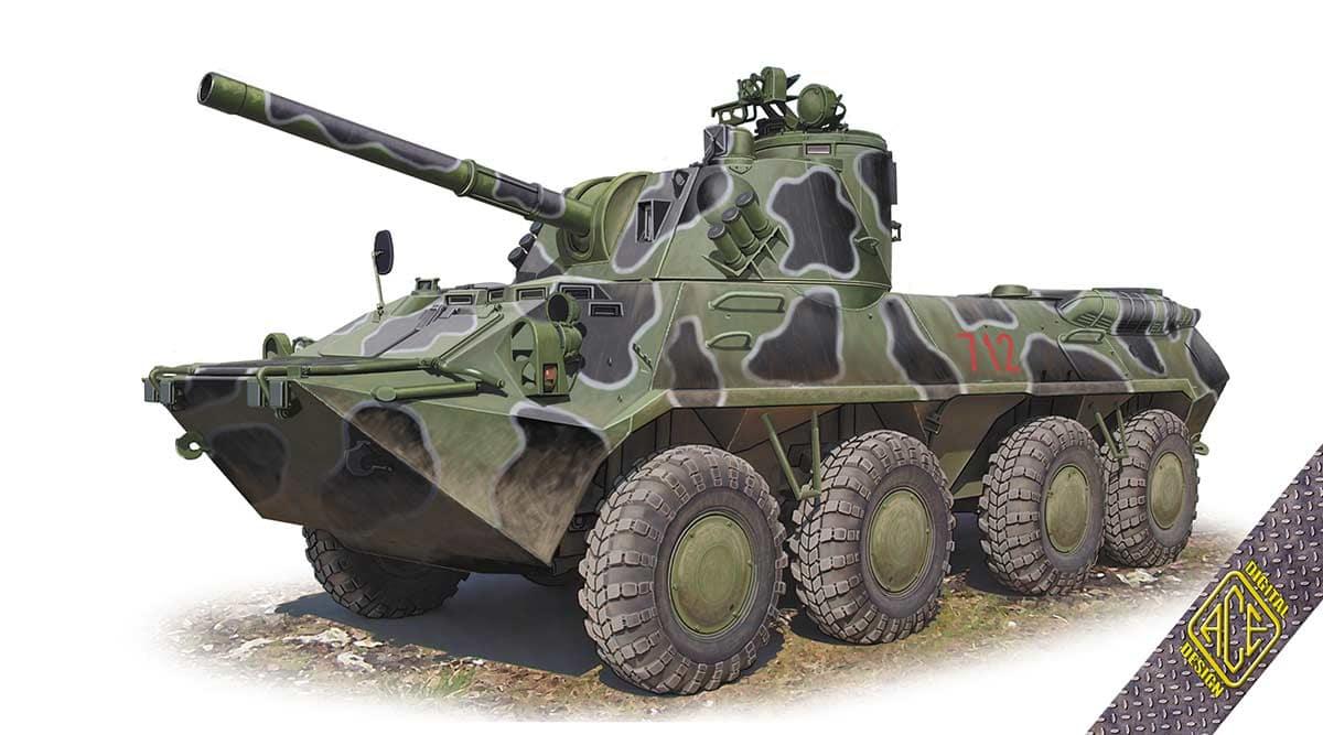 Пластикова модель 1/72 ACE 72169 12С23 «Нона-СВК» - радянська 120-мм батальйонна самохідна гармата