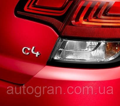 Емблема напис багажника Citroen C4
