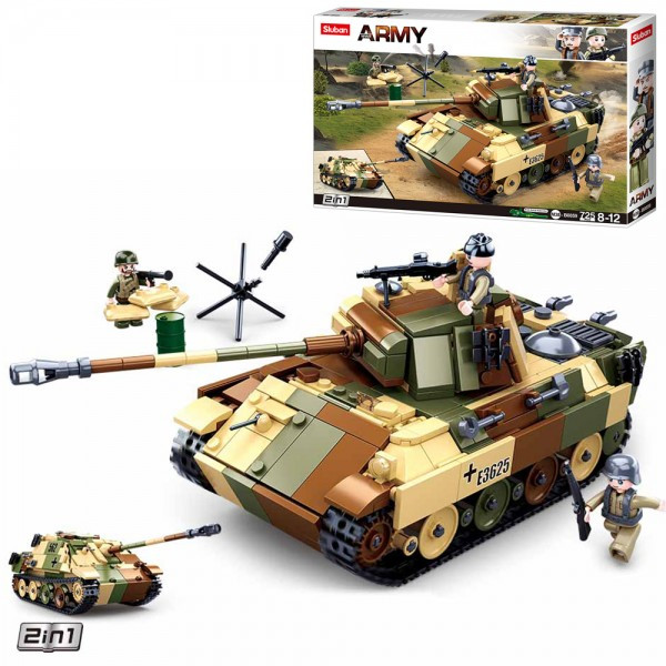 Конструктор "Танк" SLUBAN M38-B0859, фігурки, 725 деталей, фото 1