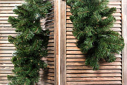 Гірлянда хвойна новорічна зелена 300 см