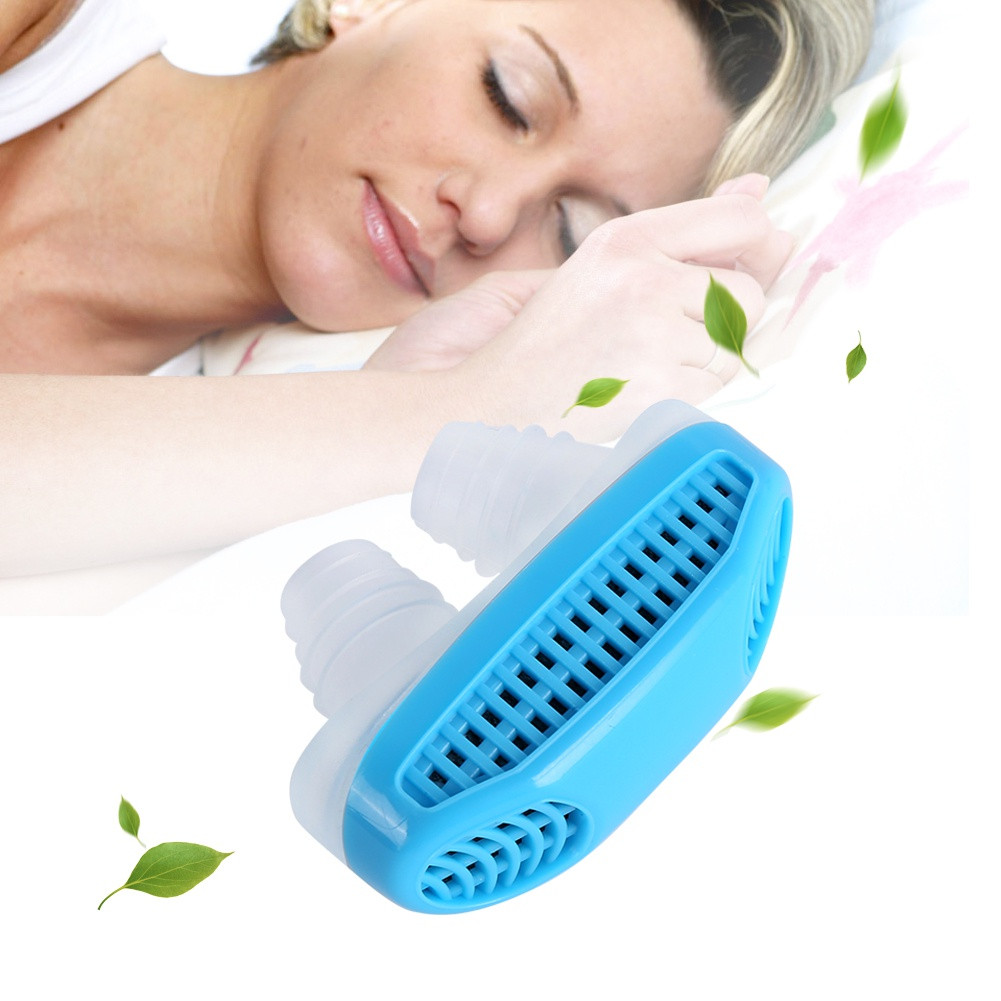 Фільтр для носа 2 в 1 Anti Snoring and Air Purifier-синій. Антихрап, фото 1