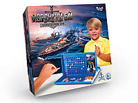 Настольная игра Морской бой Danko Toys G-MB-01U игровое поле корабли фишки развивающая логическая для детей