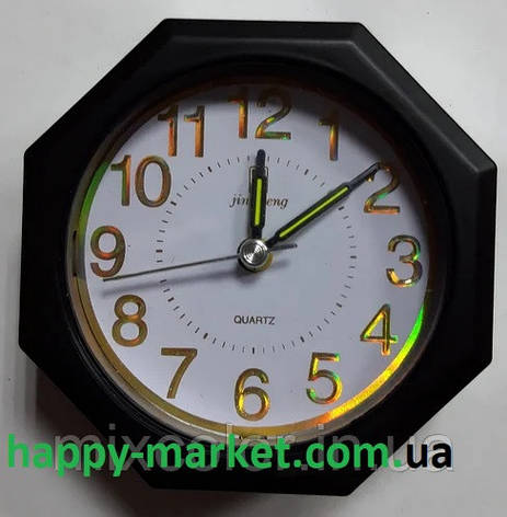 Годинник-будильник NoJS-549 Шестигранник, фото 2