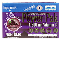 Электролиты (Electrolyte Stamina Power Pak) 30 пакетиков со вкусом винограда