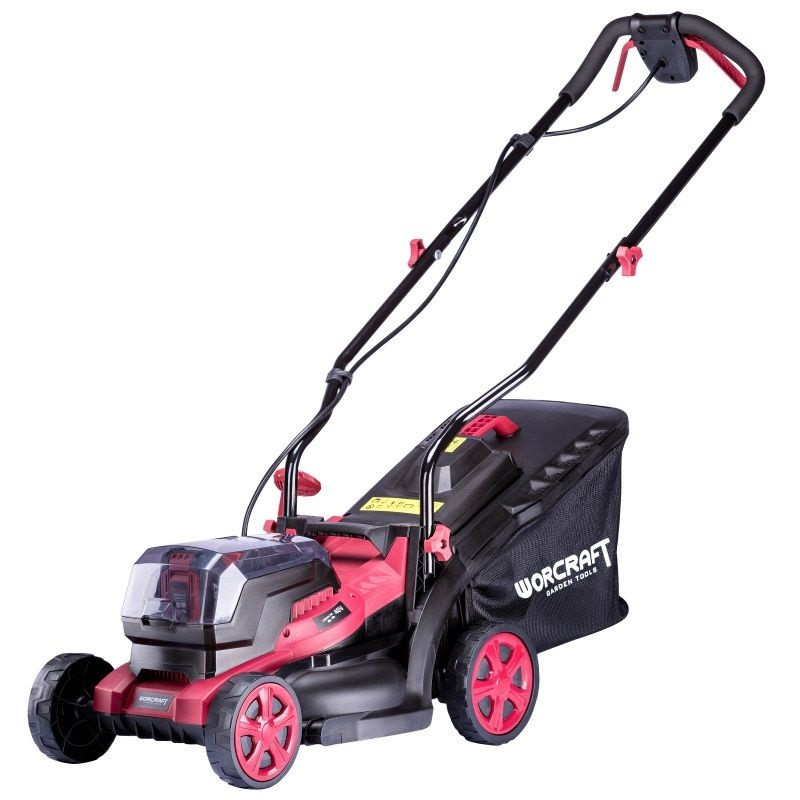 Акумуляторна газонокосарка Worcraft CLM-S40Li, фото 1