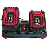 Зарядний пристрій подвійне Worcraft CLC-20V-2.4 D, фото 3