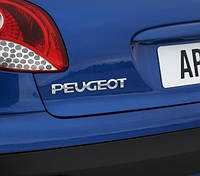 Эмблема надпись багажника Peugeot