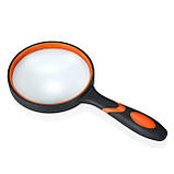 Збільшувальне скло лупа 75 мм, з кратністю 4х, фото 2