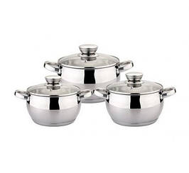 Набір каструль BOHMANN з нержавіючої сталі 6 пр 70514-BH