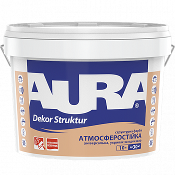 Aura Dekor Struktur Структурна фарба для фасадів і інтер'єрів