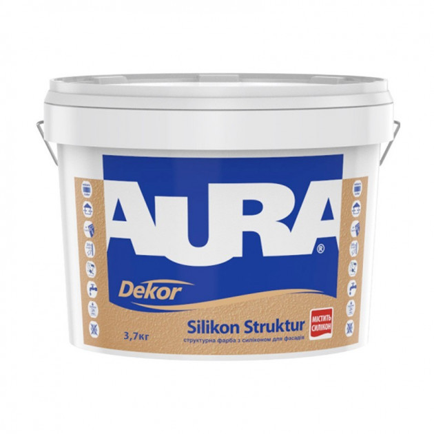 Aura Dekor Silikon Struktur Структурна фарба з силіконом для фасадів 3.7
